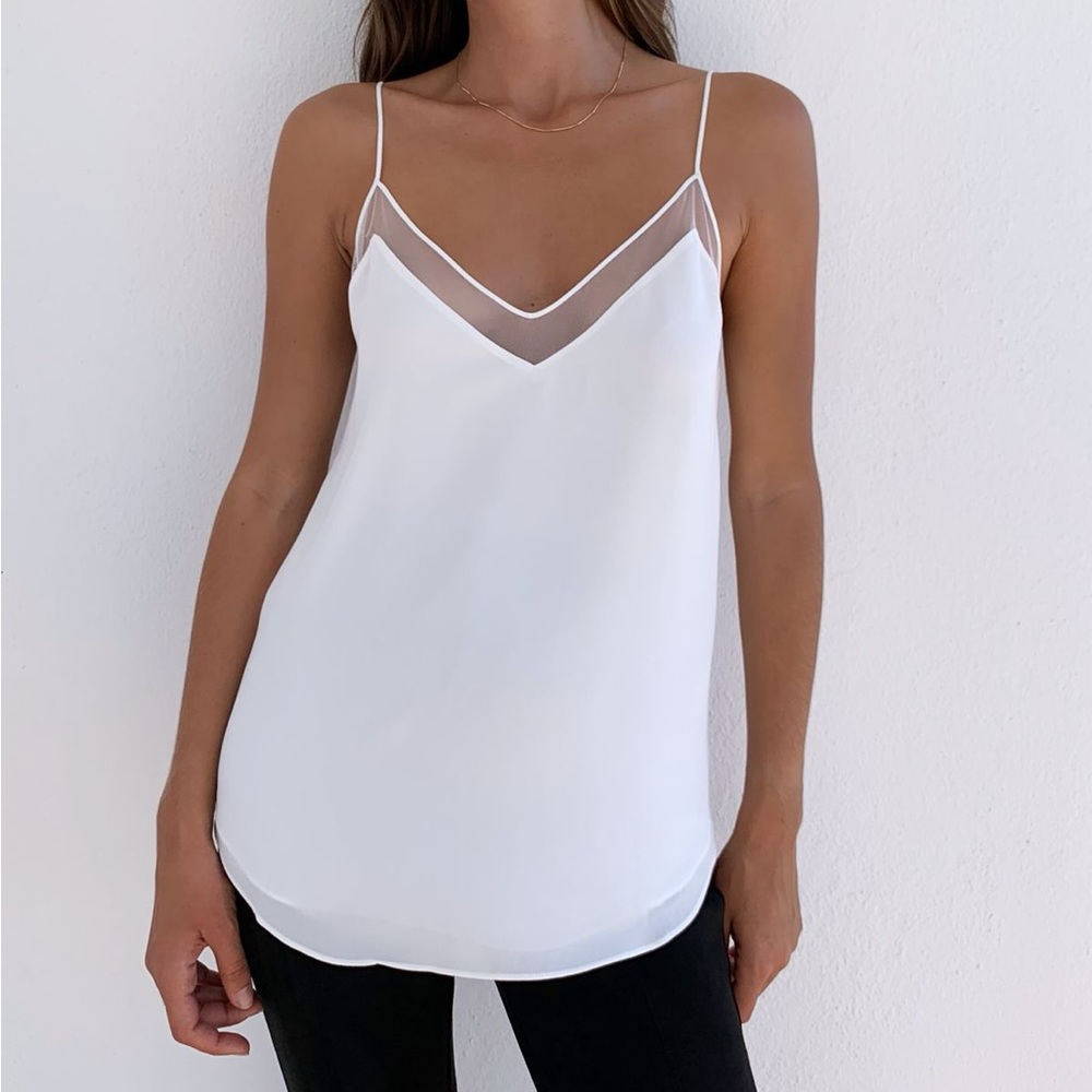 TNA Babaton Galen Camisole Size Small Light Blue